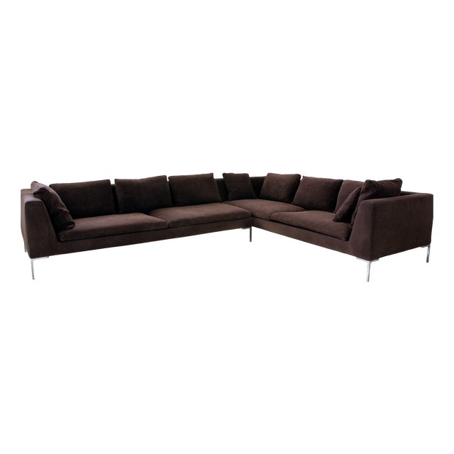 Charles Sofa Set by Antonio Citterio for B&B Italia, 2010s, Set of 2 For Sale