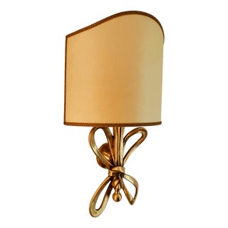 Vintage Wall Light in Brass For Sale