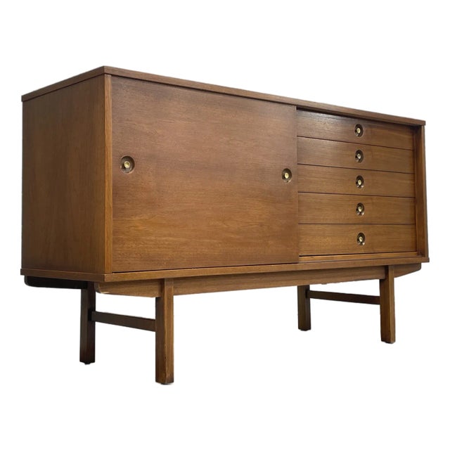 Vintage Apartment Sized Mid Century Modern Credenza, C. 1960’s For Sale