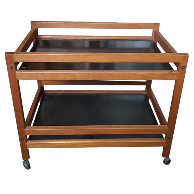 Danish Serving Trolley by Børge Mogensen for Frederica, 1960s For Sale