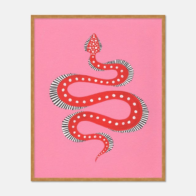 Willa Heart Raspberry Tart by Willa Heart in Gold Frame, Medium Art Print For Sale - Image 4 of 4