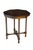 English Antique Jacobean Style Walnut Burl Octagonal Parlor Side Accent Table For Sale - Image 3 of 15