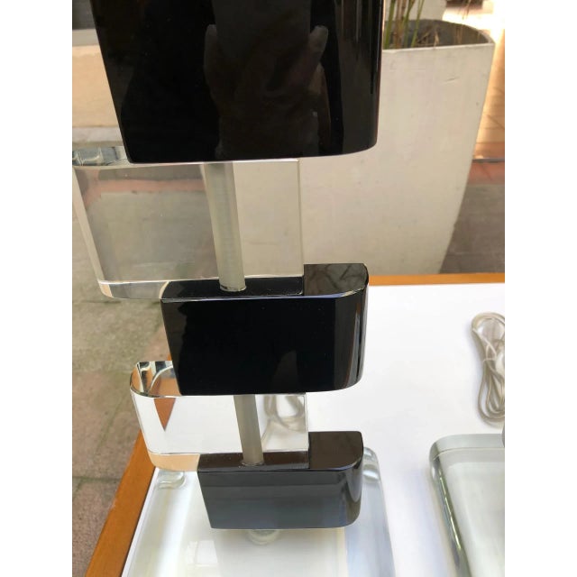 Murano Glass Table Lamps by Alberto Donà, 1980s, Set of 3 For Sale - Image 3 of 8