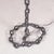 Metal Brutalist Chain Floor Lamp in the style of Franz West, Netherlands, 1970s For Sale - Image 7 of 10