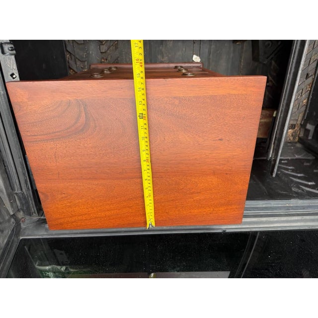 Antique Georgian Style Mahogany Small Chest/ Nightstand For Sale - Image 12 of 14