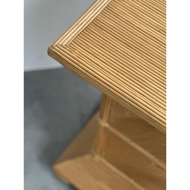 Vintage French Split Bamboo Pedestal, 1970s For Sale - Image 11 of 16