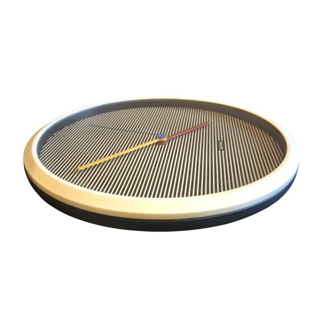 Plastic Vintage Wall Clock from Philips, 1970s For Sale - Image 7 of 12