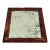 Early 19th Century Primitive Distressed Mirror in Wood Frame With Unique Design For Sale