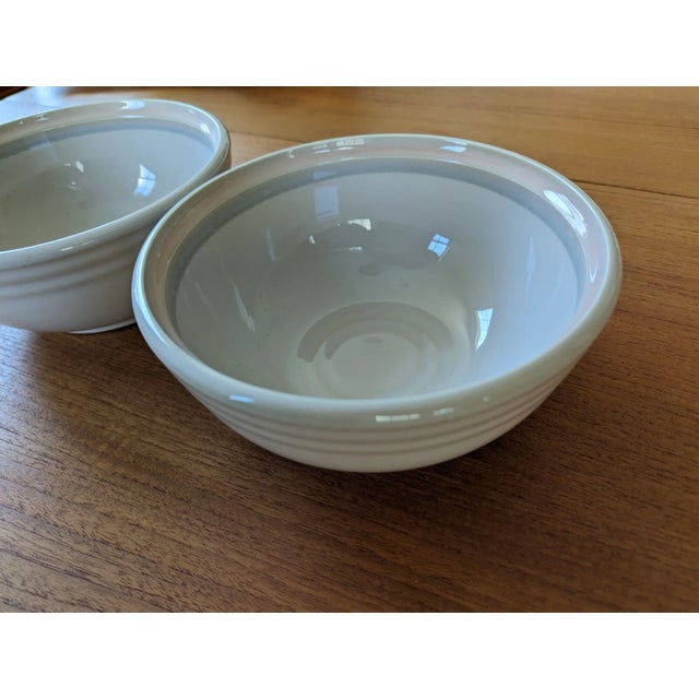 1980s Noritake Stoneware Sunset Mesa Vegetable Bowl 7 3/4" 8663 Taupe Pink - a Pair For Sale In Los Angeles - Image 6 of 8