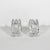 Mikasa Art Deco Crystal Candleholders Flower Shape a Pair For Sale - Image 4 of 8