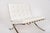 Mid Century White Barcelona Chairs by Mies Van Der Rohe for Knoll, 1970s For Sale - Image 17 of 17