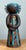 This vintage hand-painted ceramic figurine candlestick is a charming example of mid-century decorative folk art, blending...