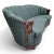 Art Deco Art Deco Carved Ornate Channel Back Curved Sofa, Lounge Chair and Ottoman for Reupholstery - Set of 3 For Sale - Image 3 of 12