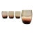 Late 20th Century Rose Colored Ombre Lowball Tumblers - Set of 4 For Sale