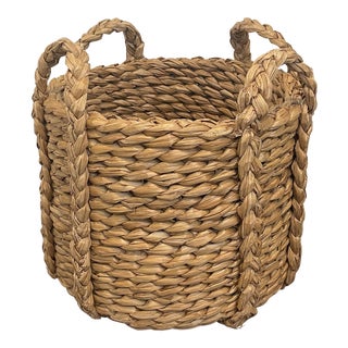 Ralph Lauren Authentic Straw Basket- Large For Sale