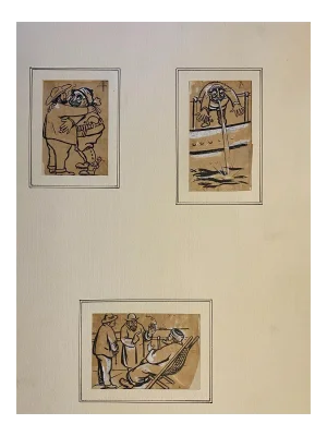 Gabriele Galantara - Travel - Drawing - 1915