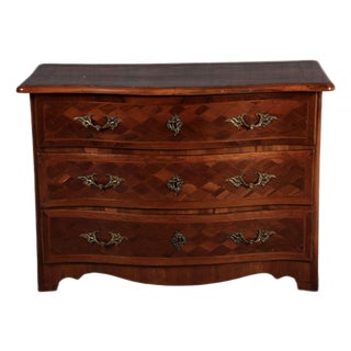 Antique Baroque Chest of Drawers in Walnut, 1750 For Sale