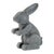 Contemporary Modern Sitting Bunny Figurine (Set of 6) For Sale - Image 3 of 4