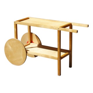 Trendy Trolley Cart in Birch by Magnus Engman for Ikea, 2014 For Sale