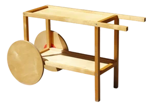Trendy Trolley Cart in Birch by Magnus Engman for Ikea, 2014