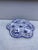 French blue & white Faience rustic oyster plate Moustiers style, circa 1940.