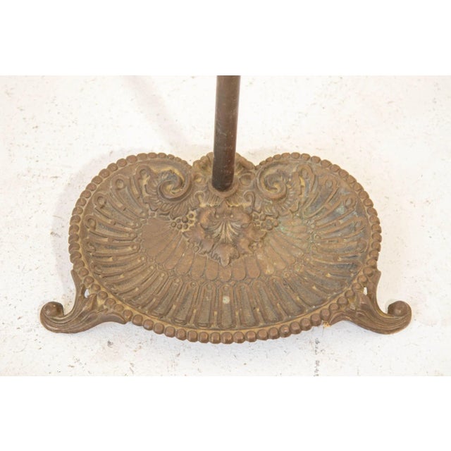 Metal Vintage Brass American Art Nouveau Style Fireplace Tools Set For Sale - Image 7 of 13