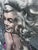 Contemporary Jozza, Party Dress!, Huge Original Painting With Diamond Dust, 60x48 Inches, Marilyn, 2026 For Sale - Image 3 of 4