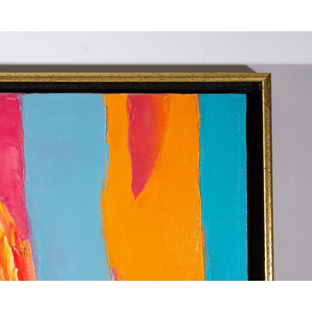 Abstract Oil on Canvas Painting by Sidney Smiley For Sale - Image 3 of 9