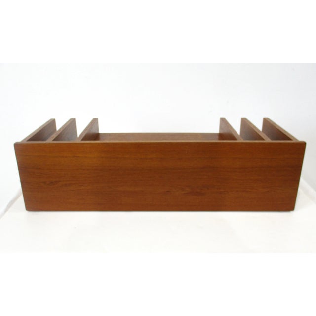 Georg Petersens Danish Teak Desk Organizer by Georg Petersens Mobelfabrk A/S For Sale - Image 4 of 9