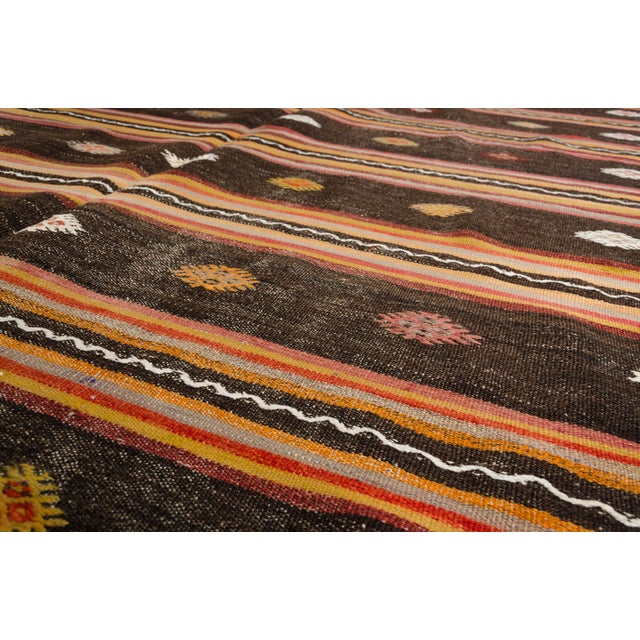 Mid 20th Century Decorative Ethnic Floor Rug For Sale - Image 10 of 10