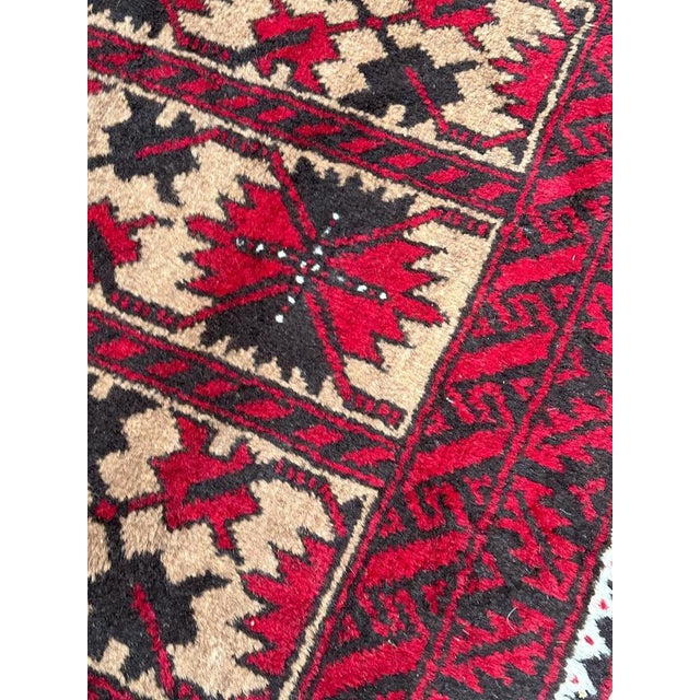 Vintage Turkmen Baluch Rug, 1950s For Sale - Image 12 of 16