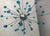 Contemporary Contemporary Murano Glass Sputnik Blue Italian Handmade Chandelier For Sale - Image 3 of 13