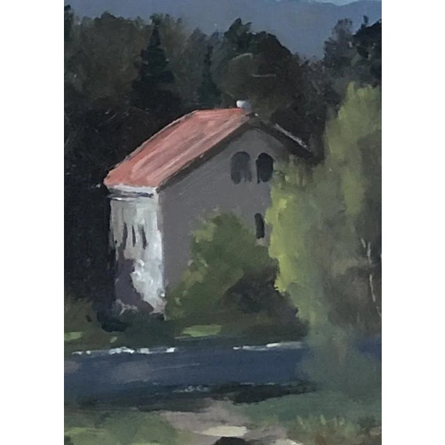 Christian Zwahlen, Rural Landscape, Oil on Wood, Framed For Sale - Image 5 of 9