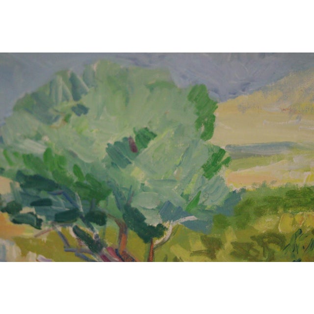R. Olsson, View, 1982, Oil on Canvas, Framed For Sale - Image 7 of 14