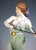 Ceramic Large Art Nouveau Lady Ring Thrower Figurine attributed to R. Boeltzig for Meissen, 1924 For Sale - Image 7 of 12