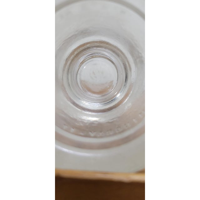 Vintage Hemingray 17 Clear Glass Insulator For Sale - Image 9 of 10