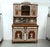 Brown Antique Buffet in Oak and White Applications from 1900s, 1890s For Sale - Image 8 of 8