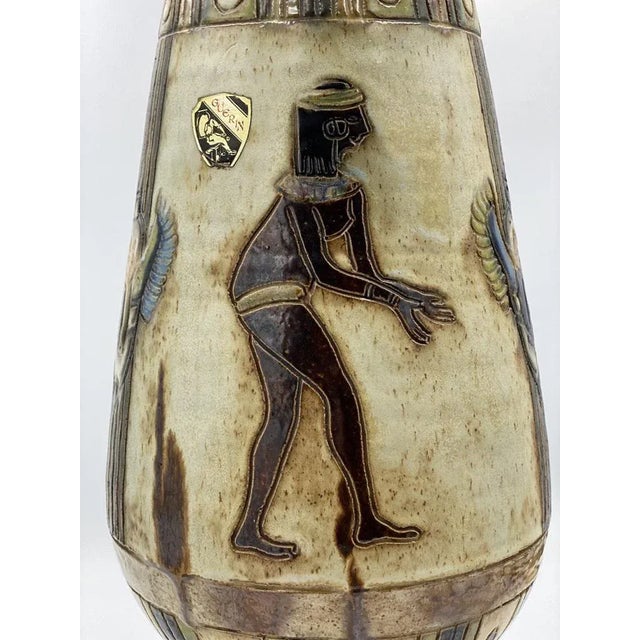 1920s Antique Art-Deco Vase by Roger Cuerin, 1920s For Sale - Image 5 of 11