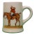 Mid 20th Century Abercrombie & Fitch X Cyril Gorainoff Fox-Hunt Scene Bone China Mug For Sale
