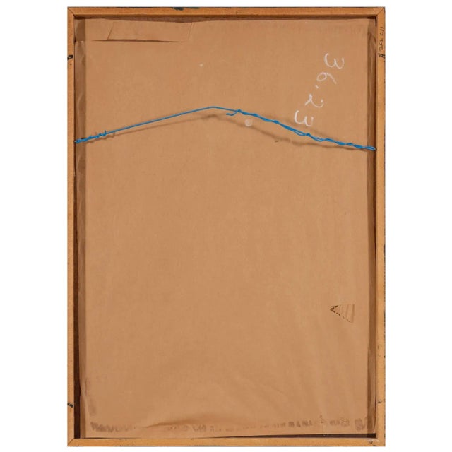 Signed Mixed Media Abstract Art by Ralph Eno For Sale - Image 12 of 12