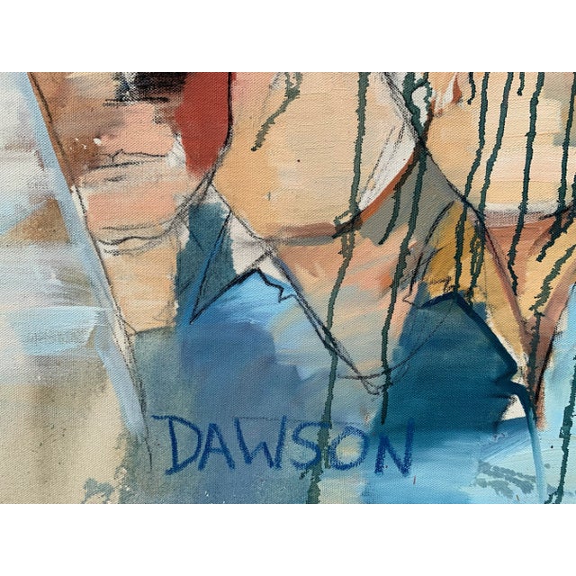 Large-Scale Figurative Oil Painting — American Artist John Allan Dawson (B. 1946) For Sale - Image 11 of 12
