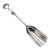 Vintage Italian Handmade Genuine Silver Sugar Spoon With Flower Design, Made in Tuscany (Arezzo) For Sale