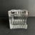 Vintage Crystal Trinket Box Faceted Cube Decorative Vanity Box For Sale - Image 10 of 11