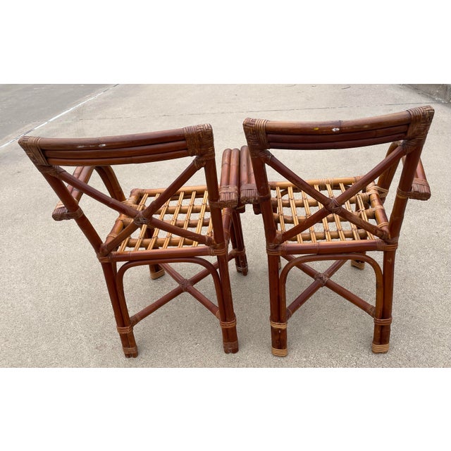 Vintage Paul Frankl Style Side Arm Chairs For Sale In Dallas - Image 6 of 7