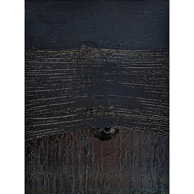 2022 “Tip-Toeing Under the Dark Veil” Contemporary Black Found Object Shoe Painting For Sale