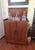 1960s George Zee Teak and Brass Flip-Top Cocktail Bar Cabinet For Sale - Image 16 of 16