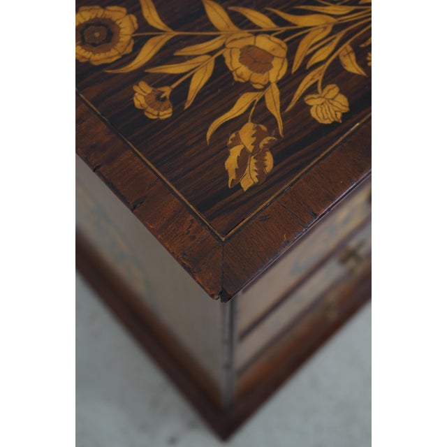 Wood Alfonso Marina Marquetry Inlaid 5 Drawer Chest For Sale - Image 7 of 18
