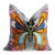Handmade Velvet Throw Pillow Butterfly Design With Premium Down Feather Insert For Sale