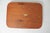 Brown Vintage Teak & Brass Serving Tray For Sale - Image 8 of 11
