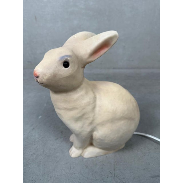 Cream Rabbit Lamp from Heico, 1990s For Sale - Image 8 of 8